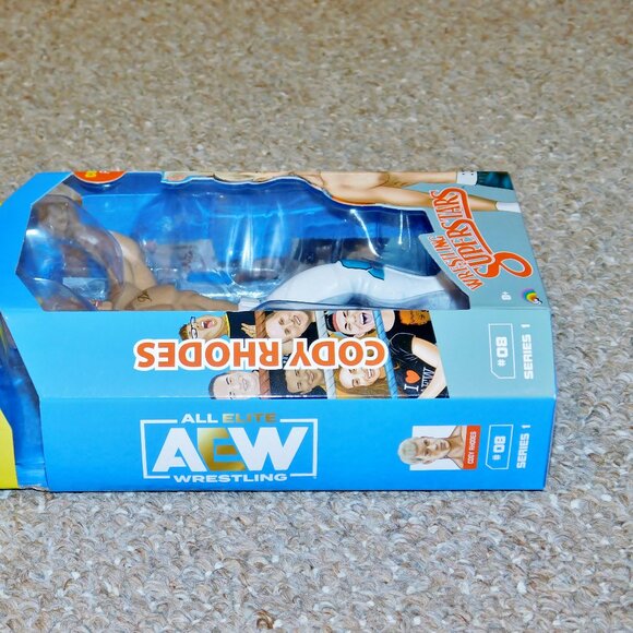 2021 Jazwares AEW Unmatched LJN Cody Rhodes Figure MIB New All Elite Wrestling - Picture 5 of 9